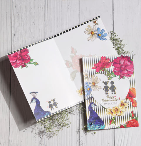 BOND OF LOVE #MYRAkhi KIT-BOX for 'SISTER' PACK OF 2