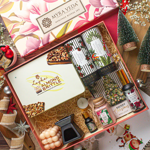 Myra Veda's LIMITED-EDITION EXTRA-LARGE CHRISTMAS Hamper of Luminicense - Ensemble of 7