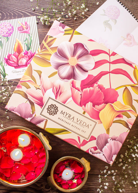 DIWALI'S LUXURY ESCAPE' Heritage Hamper' - Ensemble of 7