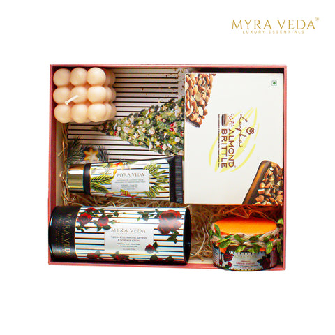 Myra Veda's Limited-Edition LARGE CHRISTMAS Sweetness Hamper - Ensemble of 5
