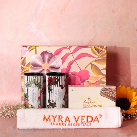 SELF-CARE #MYRAkhi LARGE GIFT HAMPER for 'SISTER'- PACK OF 5