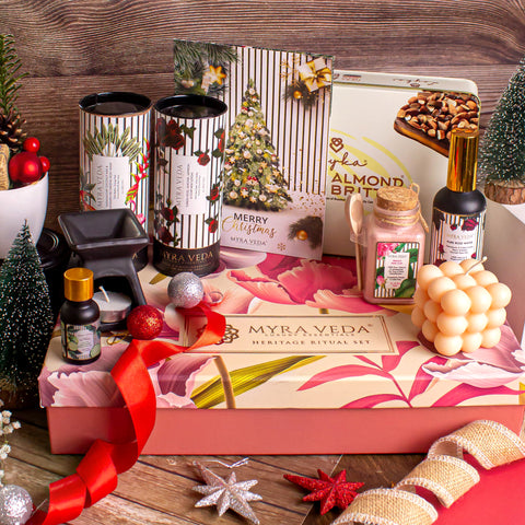 Myra Veda's LIMITED-EDITION EXTRA-LARGE CHRISTMAS Hamper of Luminicense - Ensemble of 7