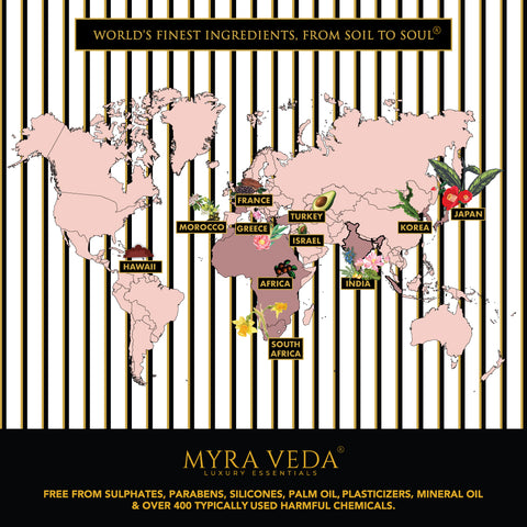 Myra Veda's LIMITED-EDITION EXTRA-LARGE CHRISTMAS Self-Care Heritage Hamper - Ensemble of 8