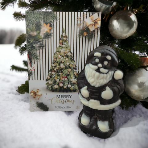 Myra Veda's LIMITED-EDITION Christmas 3D Santa Claus Belgian Chocolate