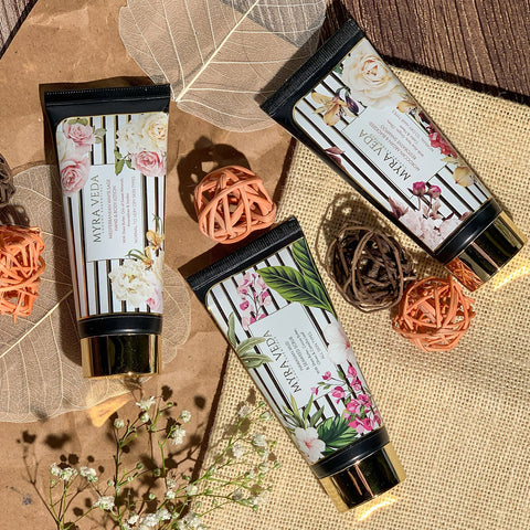 Radiance Lock Combo :
Hawaiian Mud Scrub + Mediterranean Lotion + Moroccan Argan Shampoo