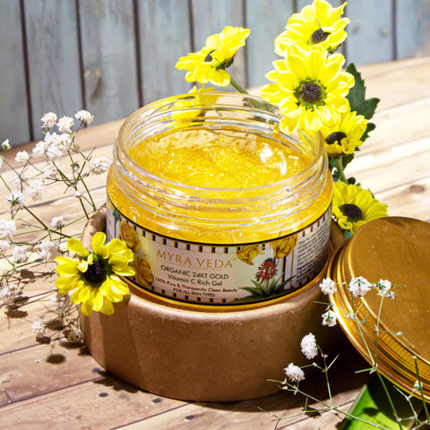 ORGANIC 24KT GOLD Vitamin C Rich Gel