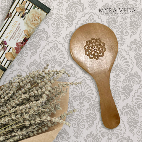 Anti Breakage Air Cushioned Wooden Hair Brush