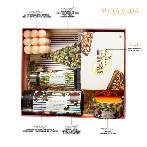 Myra Veda's Limited-Edition LARGE CHRISTMAS   Sweetness Hamper - Ensemble of 5