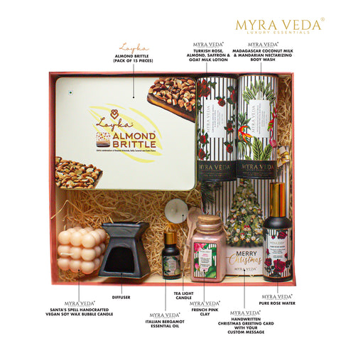 Myra Veda's LIMITED-EDITION EXTRA-LARGE CHRISTMAS Hamper of Luminicense - Ensemble of 7