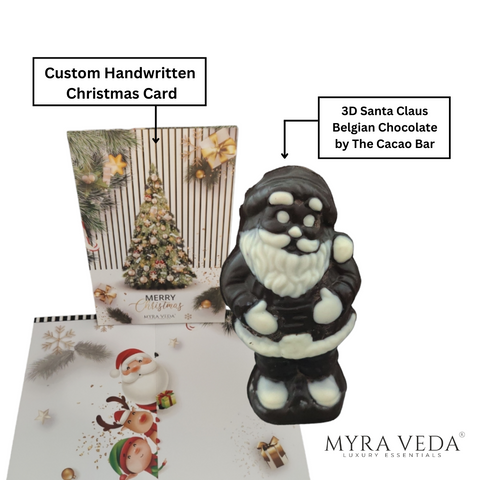 Myra Veda's LIMITED-EDITION Christmas 3D Santa Claus Belgian Chocolate