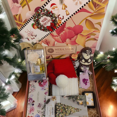 Myra Veda's LIMITED-EDITION EXTRA-LARGE CHRISTMAS Hamper Box