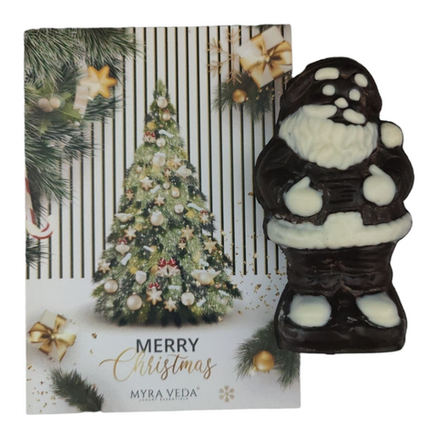 Myra Veda's LIMITED-EDITION Christmas 3D Santa Claus Belgian Chocolate