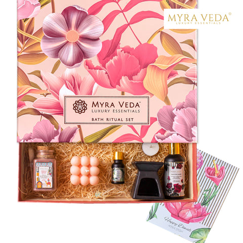 Myra Veda's Limited-Edition EXTRA-LARGE DIWALI  'LUXURY ESCAPE' Hamper of Luminicense - Ensemble of 7