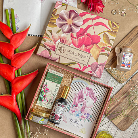 Myra Veda ft. Zevic Limited-Edition Motherhood Appreciation Pamper Hamper - Pack Of 06