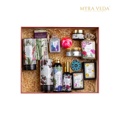Myra Veda Extra-Large Beauty Care Gift Hamper-Pack of 12