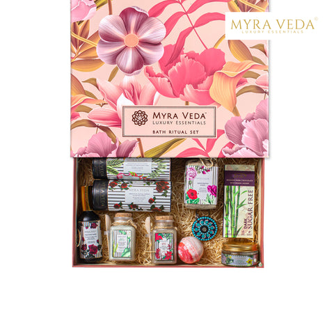 Myra Veda Extra-Large Self-Care + Sugar-free Sweetness Gift Hamper