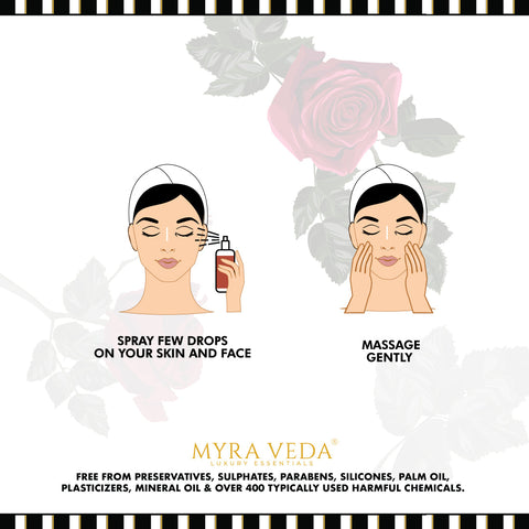 Myra Veda Pure Rose Water -100ml